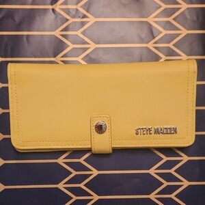 Steve Madden Lemon Yellow Wallet